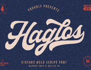 Haglos font