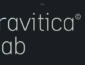 Gravitica Slab Demo font