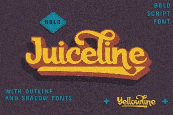 Juiceline Bold Script font