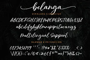 Belanga font