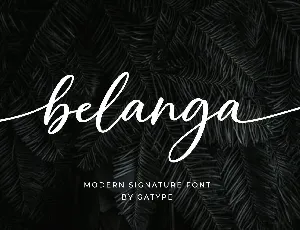 Belanga font