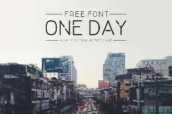 One Day Free font