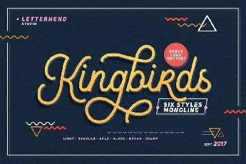 Kingbirds font