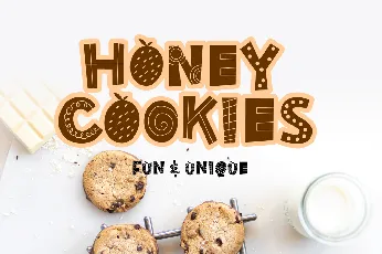 Honey cookies font