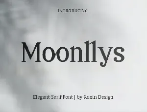 Moonllys font