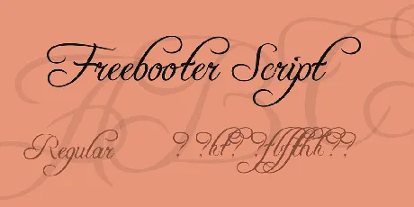 Freebooter Script font