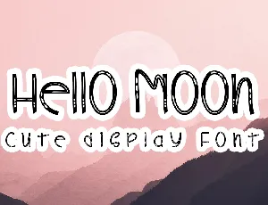 Hello Moon font