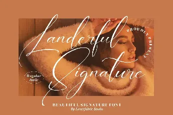 Landerful Signature font