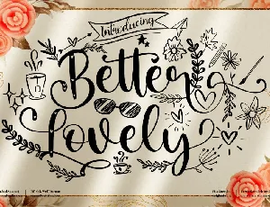 Better Lovely font