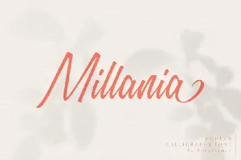 Millania Script font