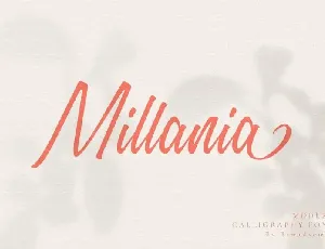 Millania Script font