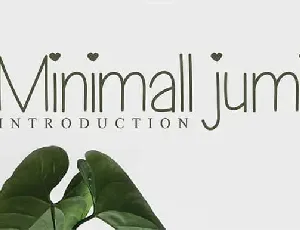 Minimall Jumi font