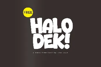 Halo Dek font