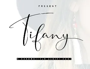 Tifany Script font