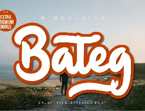 Bateg font