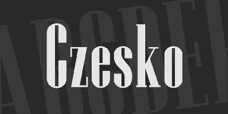 Czesko font