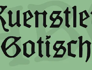 Kuenstler Gotisch font