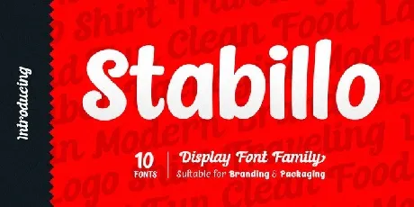 Stabillo Display font