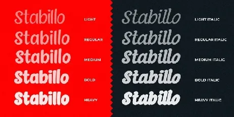 Stabillo Display font