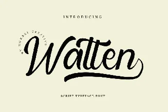 Watten font