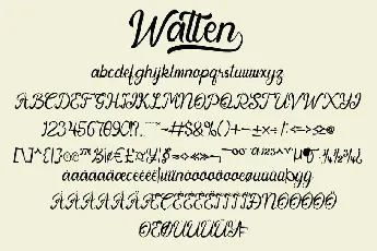 Watten font