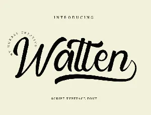 Watten font