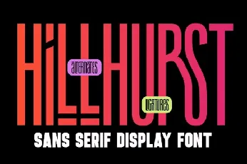 Hillhurst font