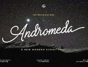 Andromeda font