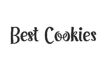 Best Cookies Demo font