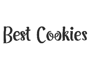 Best Cookies Demo font