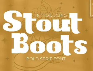 Stout Boots font