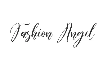 Fashion Angel Demo font