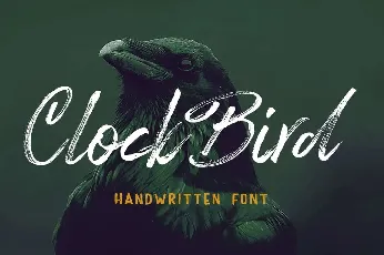 Clock Bird font