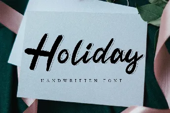 Holiday Script Typeface font