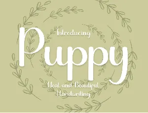 Puppy font