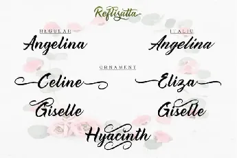 Reflisatta Script font