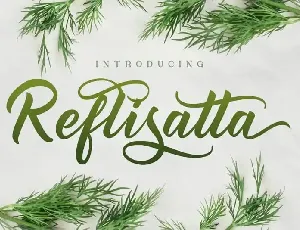 Reflisatta Script font