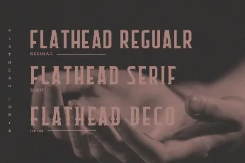 Flathead Typeface font