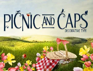 Picnic Caps font