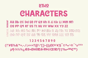 Litho DEMO font