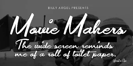 Movie Makers font