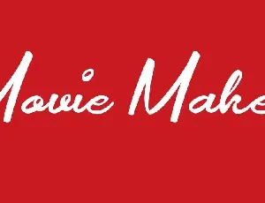 Movie Makers font