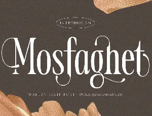 Mosfaghet font