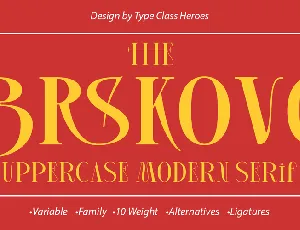 Brskovo Demo font