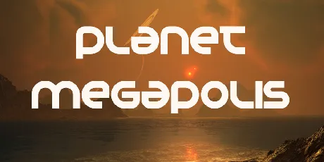 Planet Megapolis font