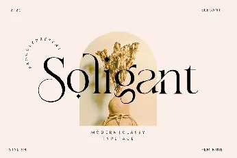 Soligant font