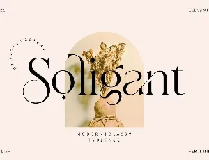 Soligant font