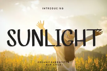 Sunlight Display font