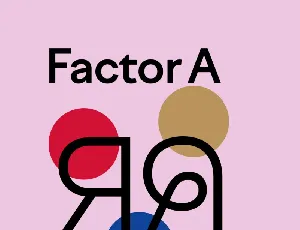 Factor A Family font