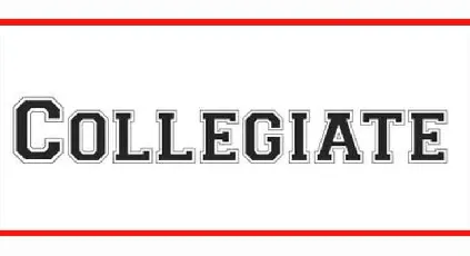 Collegiate Family font